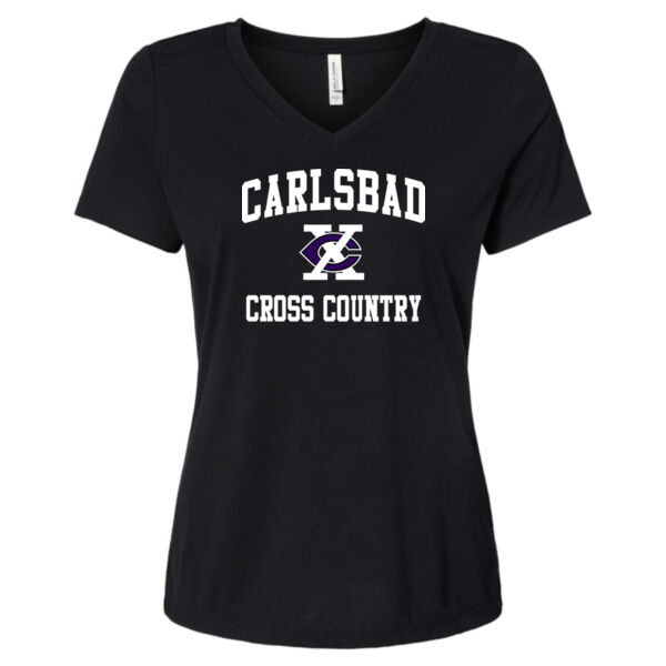 Women's - Relaxed Triblend V-Neck Tee Thumbnail