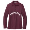 Women's Silk Touch Long Sleeve Polo Thumbnail