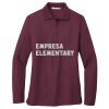 Women's Silk Touch Long Sleeve Polo Thumbnail