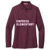 Women's Silk Touch Long Sleeve Polo Thumbnail