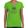 Women's V-Neck Fine Jersey Tee Thumbnail