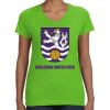 Women's V-Neck Fine Jersey Tee Thumbnail