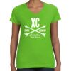 Women's V-Neck Fine Jersey Tee Thumbnail