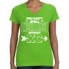Women's V-Neck Fine Jersey Tee Thumbnail