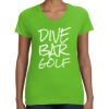 Women's V-Neck Fine Jersey Tee Thumbnail