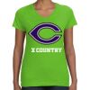 Women's V-Neck Fine Jersey Tee Thumbnail