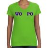 Women's V-Neck Fine Jersey Tee Thumbnail