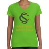 Women's V-Neck Fine Jersey Tee Thumbnail