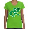 Women's V-Neck Fine Jersey Tee Thumbnail