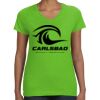 Women's V-Neck Fine Jersey Tee Thumbnail