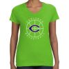 Women's V-Neck Fine Jersey Tee Thumbnail