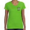 Women's V-Neck Fine Jersey Tee Thumbnail