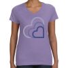 Women's V-Neck Fine Jersey Tee Thumbnail