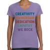 Women's V-Neck Fine Jersey Tee Thumbnail