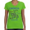 Women's V-Neck Fine Jersey Tee Thumbnail