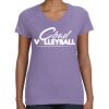 Women's V-Neck Fine Jersey Tee Thumbnail