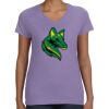 Women's V-Neck Fine Jersey Tee Thumbnail