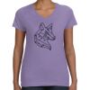 Women's V-Neck Fine Jersey Tee Thumbnail